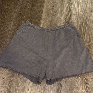 Women's Gray Casual Shorts